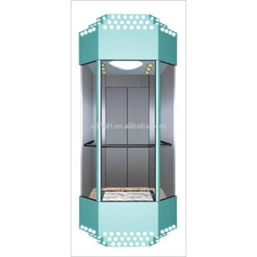 SD FJZY panoramic elevator with machine room with rated loading capacity 1350kg